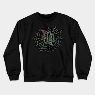 Rainbow Spiderweb Virgo Crewneck Sweatshirt